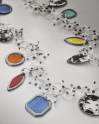The Rhinestones jewelry series by artist Kathleen Browne